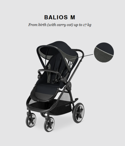 Cybex balios hotsell m stardust black