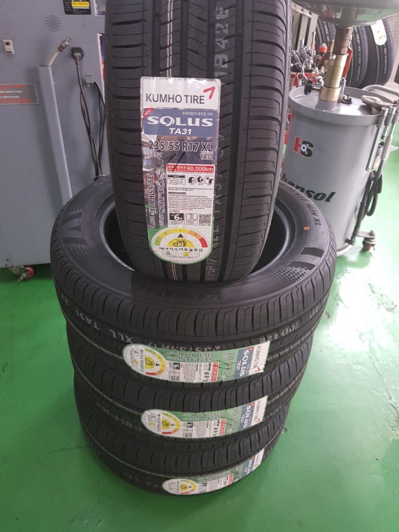 ♡타이어봉담♡올뉴투싼 235/55R17 솔루스TA31 장착후기. : 네이버 블로그