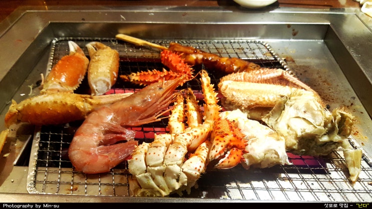  삿포로 맛집, 미우새 이상민의 해산물(털게, 킹크랩) 부페 - 난다