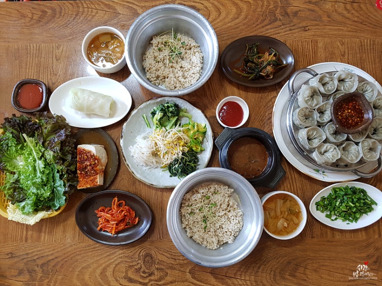 수요미식회 보리밥 여주 송백보리밥 - 보리밥, 감자 만두