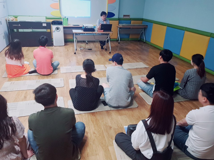  아이맘한의원 이마트 문화센터 강의 사진
