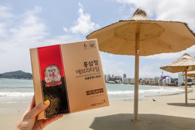 여행준비물 전광렬 홍삼으로 건강하게