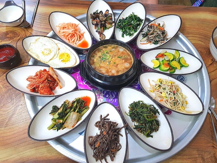  서산보리밥 나물 넣고 샤샥~ 비빔밥 맛나요~~~