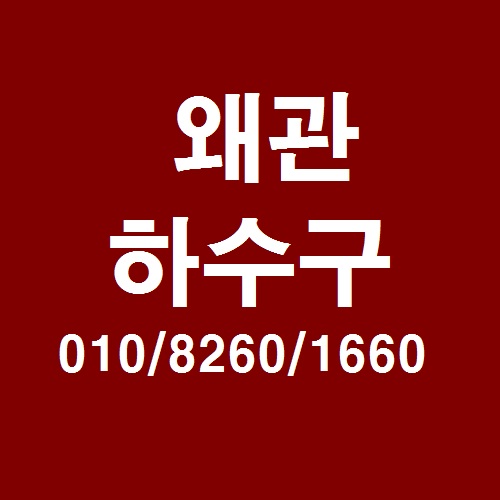  왜관 화장실 하수구 역류 전조증상