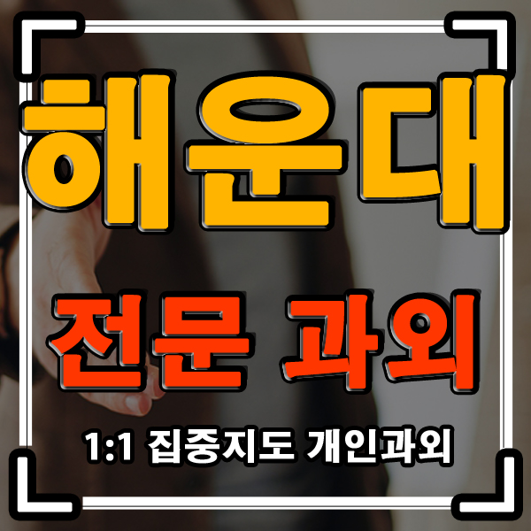 부산 개인과외 ( 반여동 석대동 송정동 ) 영수 전문과외 국어 까지 완전정복!!