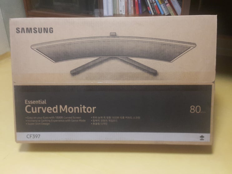  삼성전자 C32F397 모니터를 새로 구매했습니다.