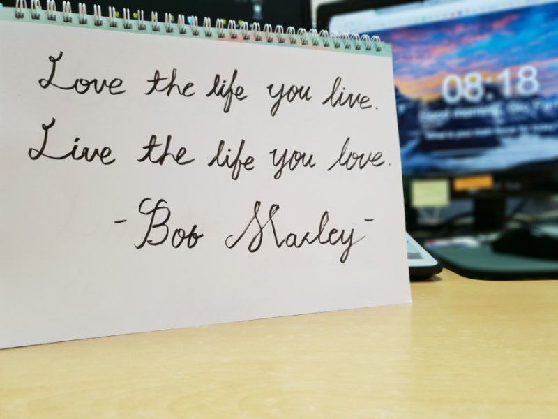 영어명언 필기체 쓰기 139 Love The Life You Live Live The Life You Love 네이버 블로그