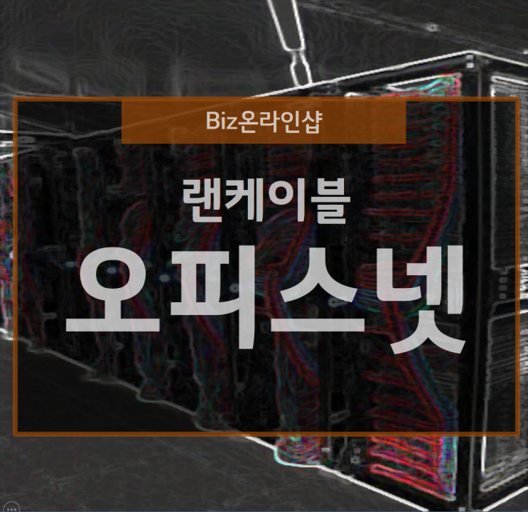  인터넷 랜 케이블 선정리와 사무실 연결을 가뿐히!