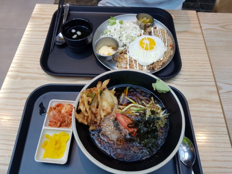  시흥하늘휴게소 맛집, 푸드코트(BBQ플랜트,자연은 맛있다)