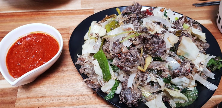  저녁반찬&야식으로 아주     훌륭한 백순대 볶음