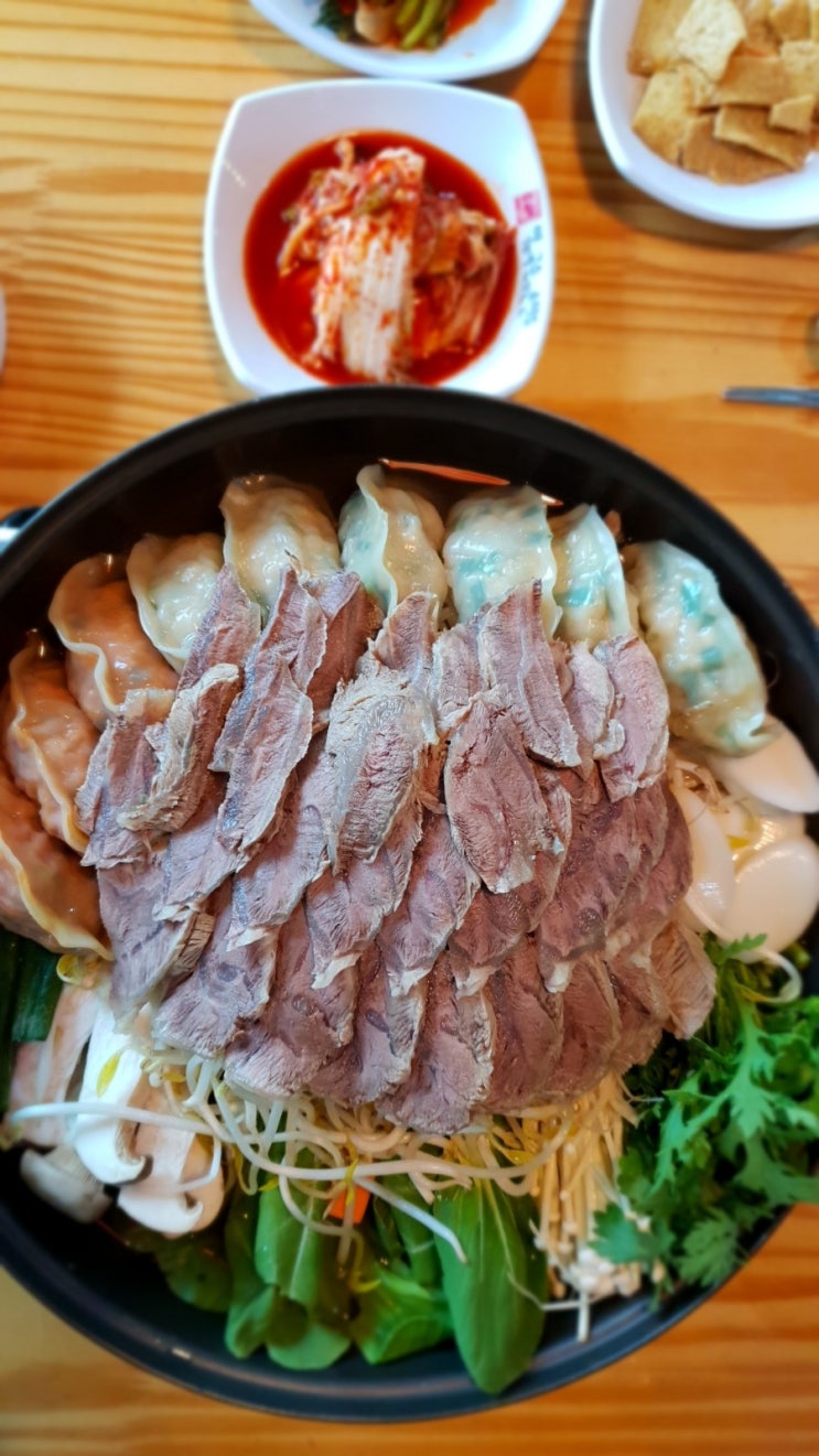  인천 구월동 맛집 막바로! 시원한 막국수와 푸짐한 만두전골을 한상에 맛보자~