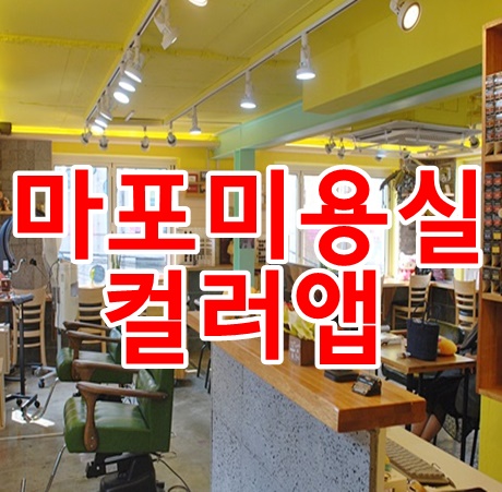  마포미용실 새치염색잘하는 컬러앱 만족스럽네요