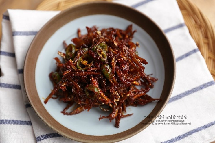  만물상멸치볶음 고추장멸치볶음 입맛사네