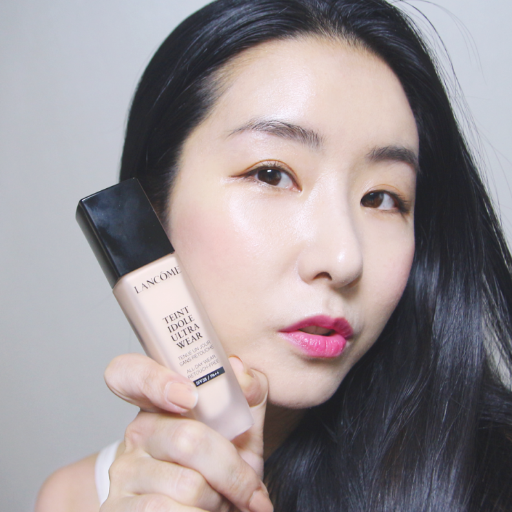 지속력 좋은 랑콤 뗑이돌 파운데이션으로 안소희메이크업 도전!