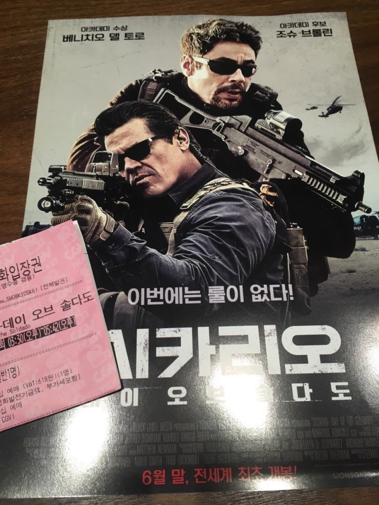 시카리오 데이 오브 솔다도/시카리오2/베니시오 델 토로/시카리오뜻/암살자