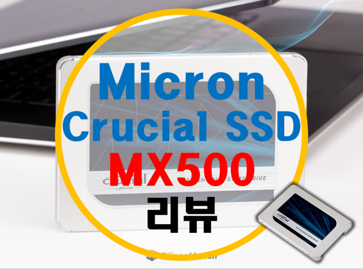 마이크론 Crucial 크루셜 MX500 SSD 리뷰