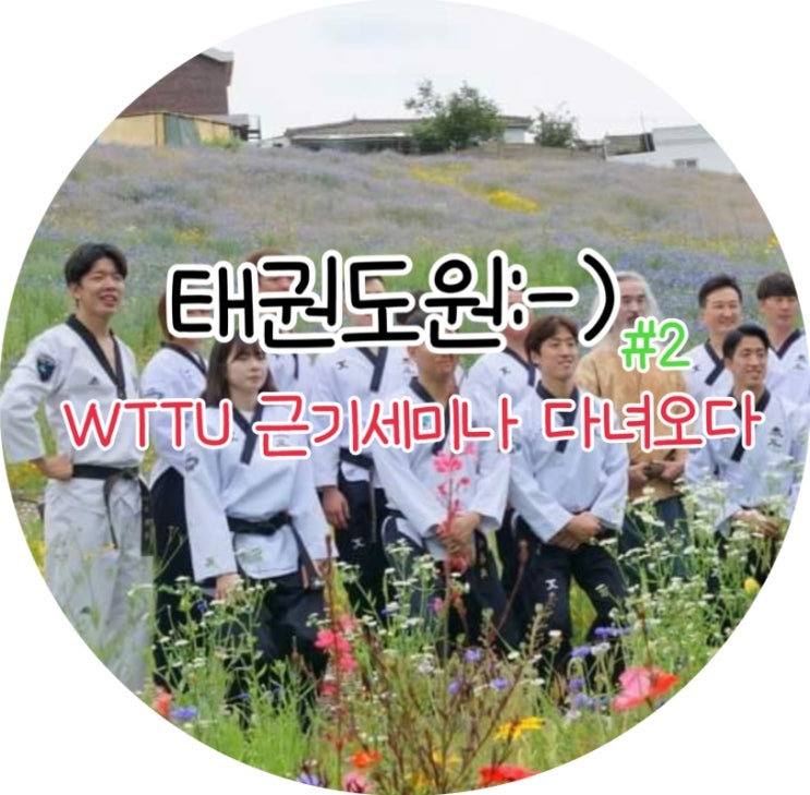 태권도원#2:-) WTTU 근기세미나 강신철 총재님을 만나다