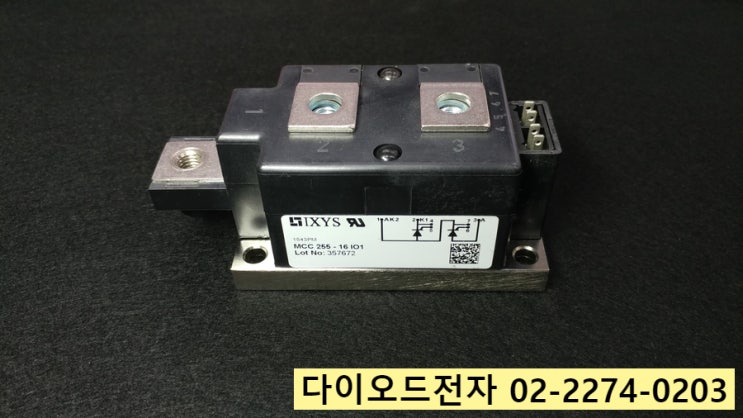  [판매중] MCC255-16IO1 / MCC255-16I01 / IXYS SCR모듈 정품 판매