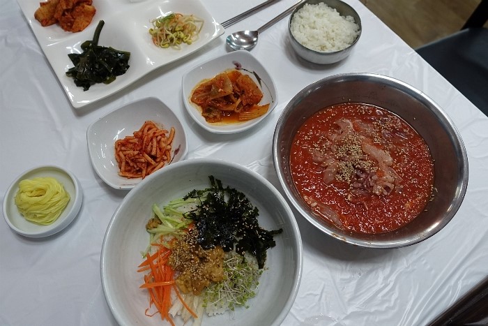  양양 물회 맛집 / 양양 수산항 맛집 : 양양 해녀횟집 해녀의집 물회