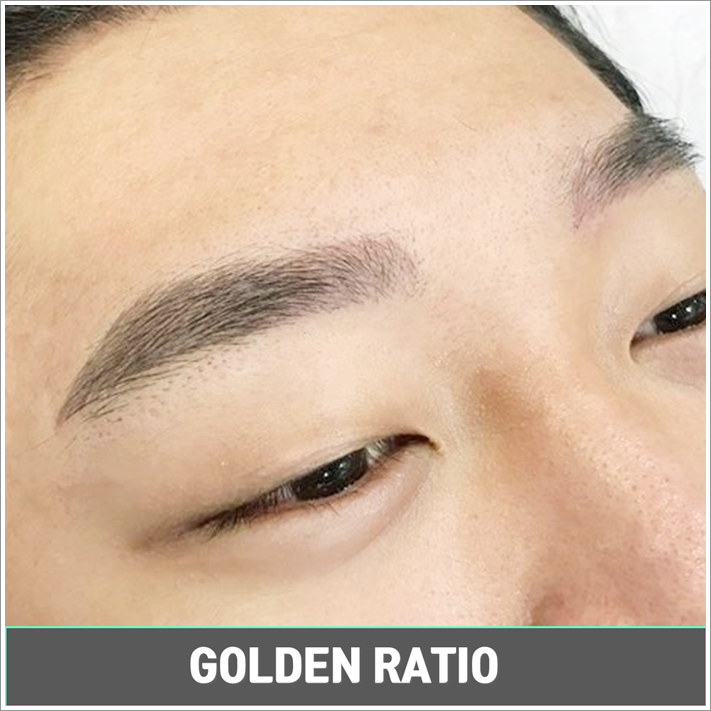 남자의 눈썹을 예쁘게 정돈해 줍니다. 7