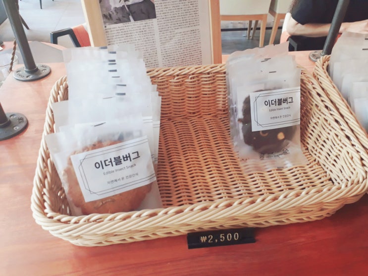  식용 곤충 카페 다녀온 후기 (곤충 식품 사진 있음)