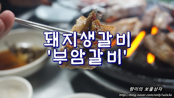 인천 맛집 / 부암갈비 - 돼지생갈비 젓갈볶음밥