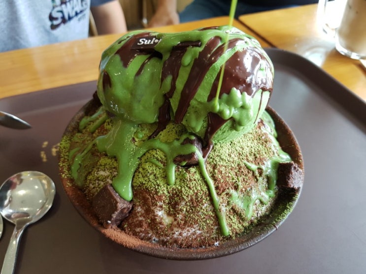  맛있는 그린티초코설빙