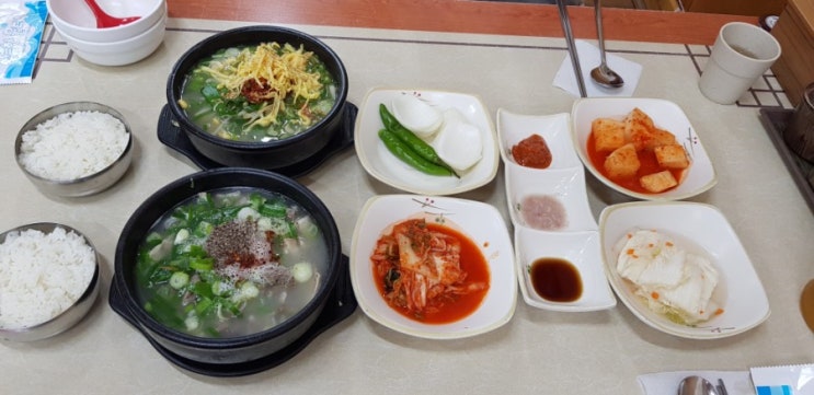  강원도 속초 아바이마을 순대국 맛집, 신다신