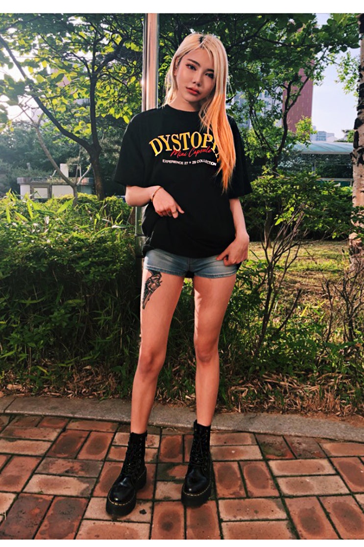  무신사 반팔티 추천! 미니캡슐(MINICAPSULE) 반팔티 착용사진!