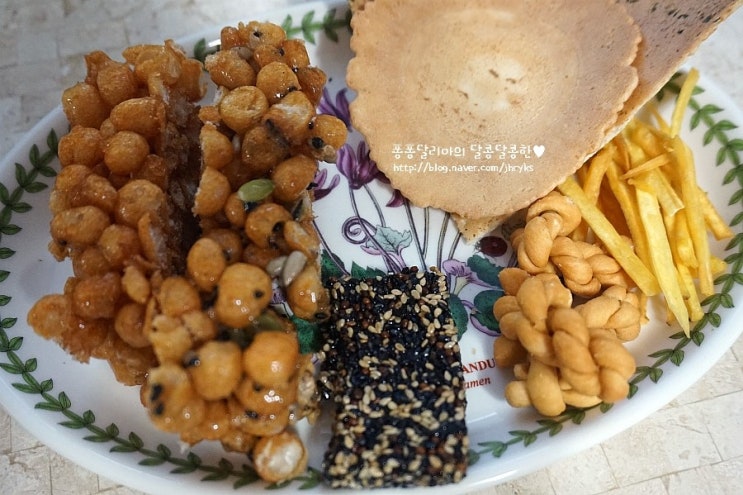  맛있는 간식 광장시장 강정 광장총각강정 