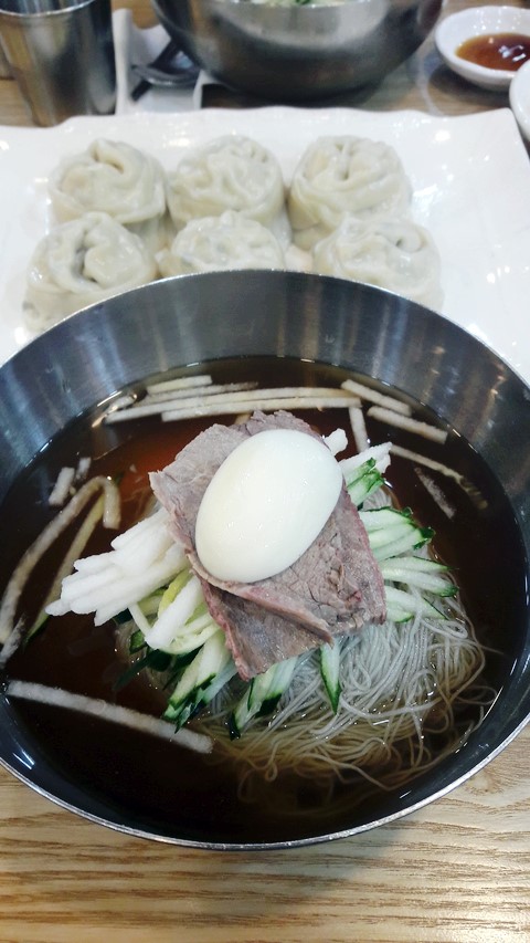 오늘의 점심 <강남면옥 물냉면&찐만두> 오늘의 점심 <강남면옥 물냉면&찐만두>