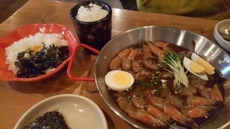  강원도 강릉 교동택지 맛술집, 만세포차 간장새우 JMT