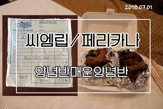 씨엠립여행 2일차 더나이트호텔/ 페리카나 양념반반 배달 먹방후기 씨엠립여행 2일차 더나이트호텔/ 페리카나 양념반반 배달 먹방후기