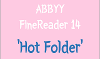  OCR프로그램 ABBYY FineReader 14 '핫폴더' 기능 사용하기