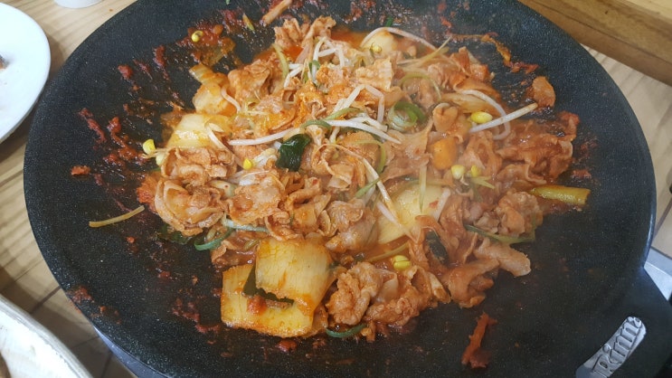  실패한 점심 돼지불백 임연수구이