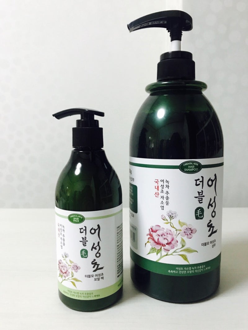[더블모] 탈색모도 부드러워질 수 있어! 두피샴푸 더블모 어성초 샴푸 & 더블모 어성초 헤어....