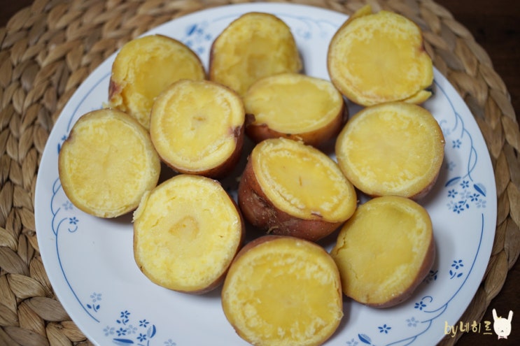 친환경팔도 홍감자, 파근파근 너무 맛있다