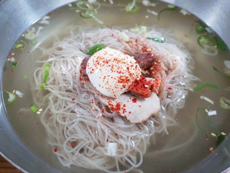 을지면옥에서 평양냉면을 천천히 즐기다