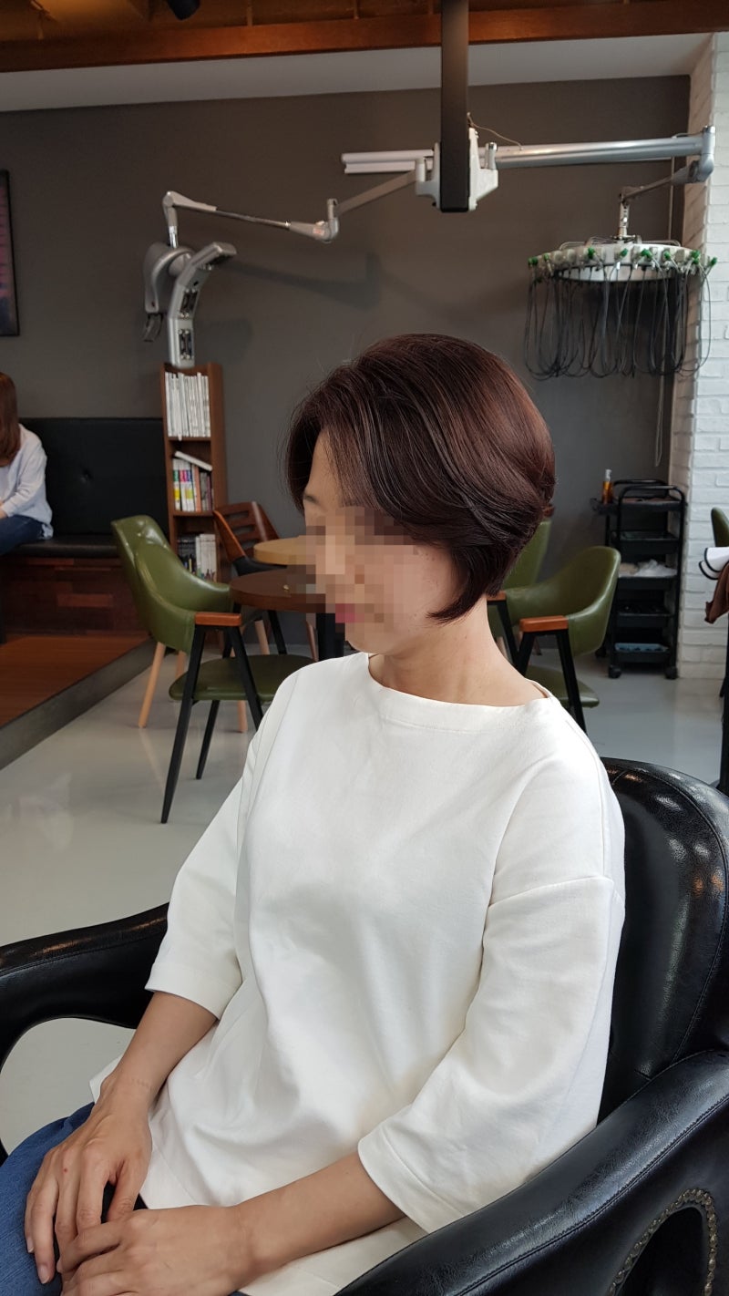 자연스러운 새치염색과 Grey Lift 기술 | TikTok, image size:800x1422