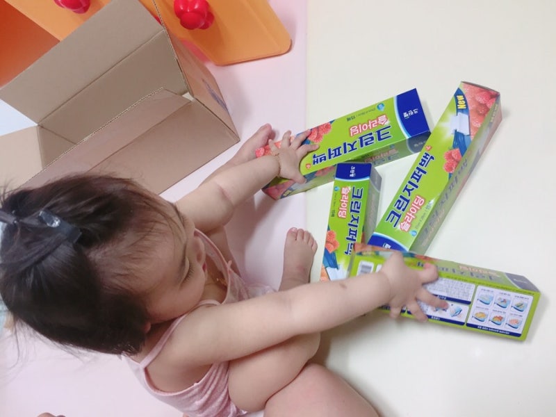 크린랩 슬라이딩지퍼백 늠나 편하고 좋은것:)