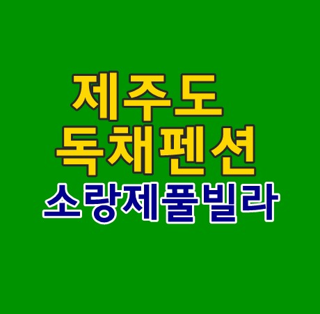 제주도 독채펜션 소랑제풀빌라 가족여행 최고 좋아요.