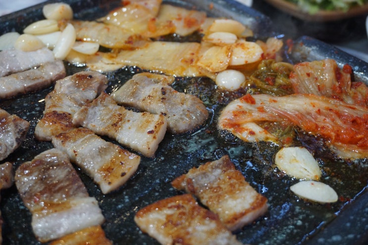 광명 소하동 맛집, 삼겹살이 맛난 고기집 - 김가네갈비