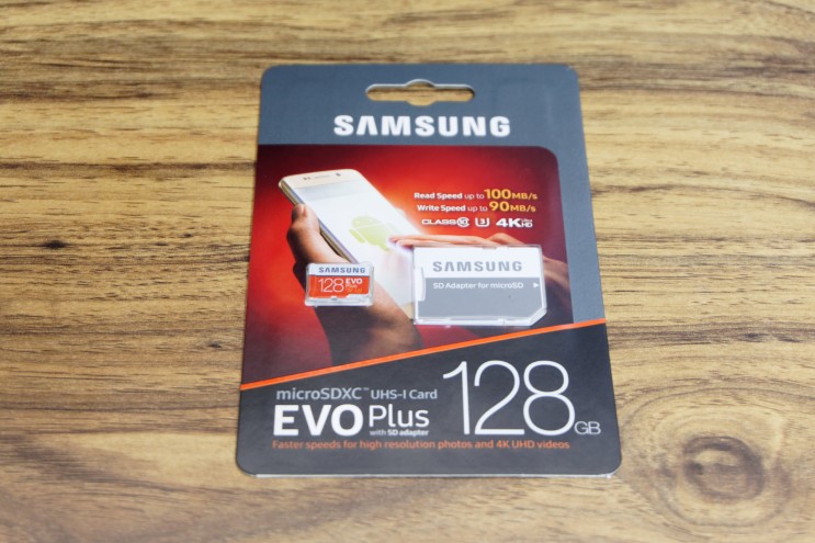 삼성 마이크로 SD 카드 EVO+ 128GB 구형(?) 개봉 및 벤치