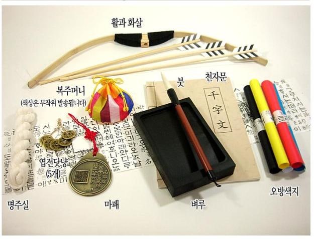 돌잔치 준비 3. 돌잡이 의미 및 용품 종류와 소개
