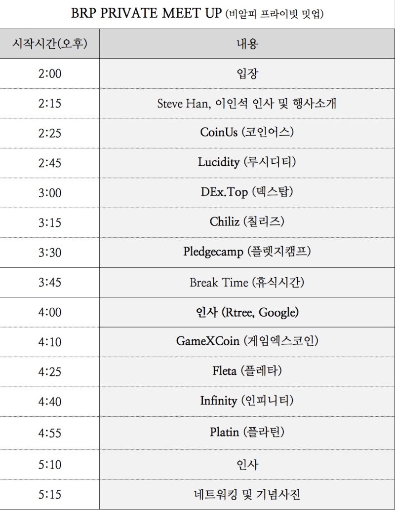 7월 16일 2시~6시 VIP 밋업 정보. : 네이버 블로그
