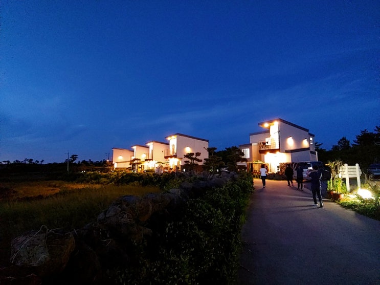  제주도 가족 독채 펜션 바당정원펜션에서 멋진 바베큐 파티! 제주도 여행 한여름 밤의 행복하고 소중한 인연과추억 만들기