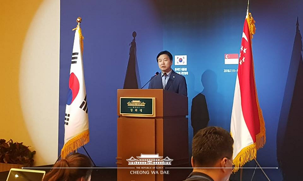  중기부 홍 장관, “프랜차이즈 해외진출 적극 지원”