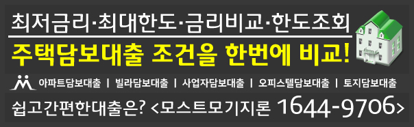  주택담보대출 최신정보 파악미리