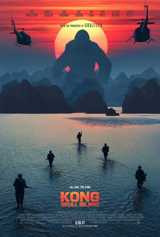  콩:스컬 아일랜드(Kong:Skull Island)-헐리우드 괴수물 유니버스의 시작? 킹콩 입장의 스토리는 볼만하구먼 ㅎㅎ.