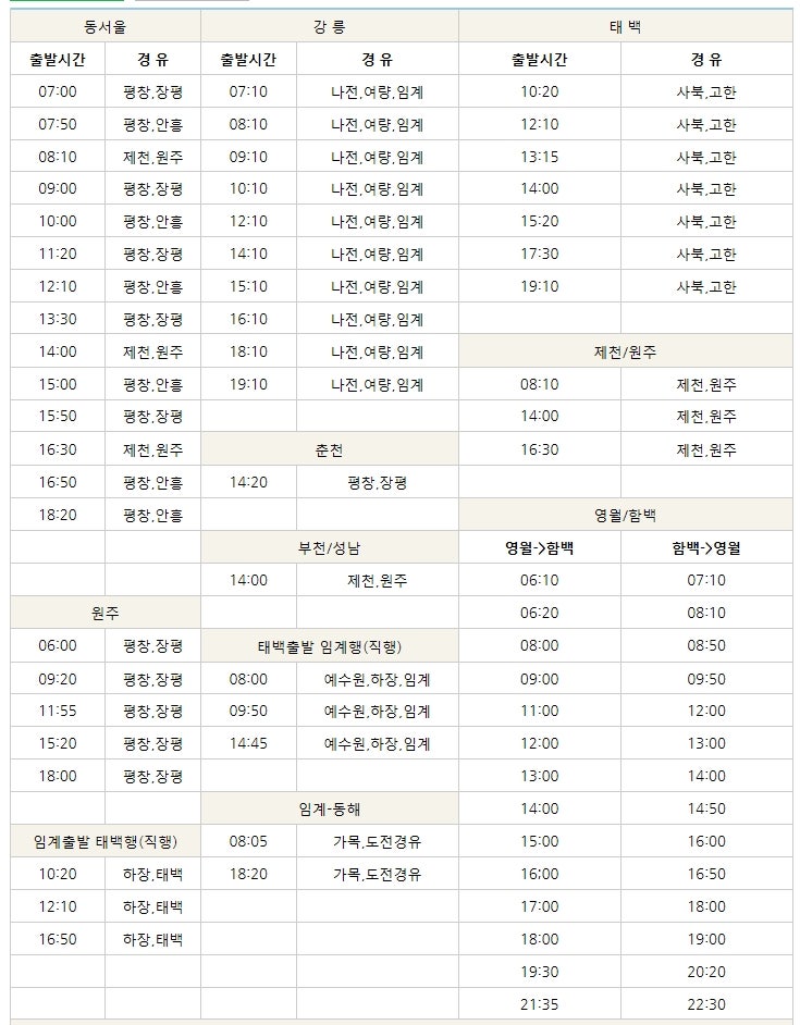 정선터미널, 고한사북터미널 시외 및 시내버스 시간표 (2018년 7월 13일 현재) : 네이버 블로그 정선터미널, 고한사북터미널 시외 및 시내버스 시간표 (2018년 7월 13일 현재) : 네이버 블로그